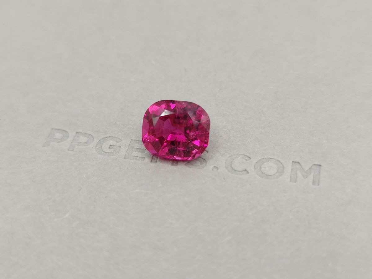 Насыщенный розово-пурпурный рубеллит 6,63 карата фото №3