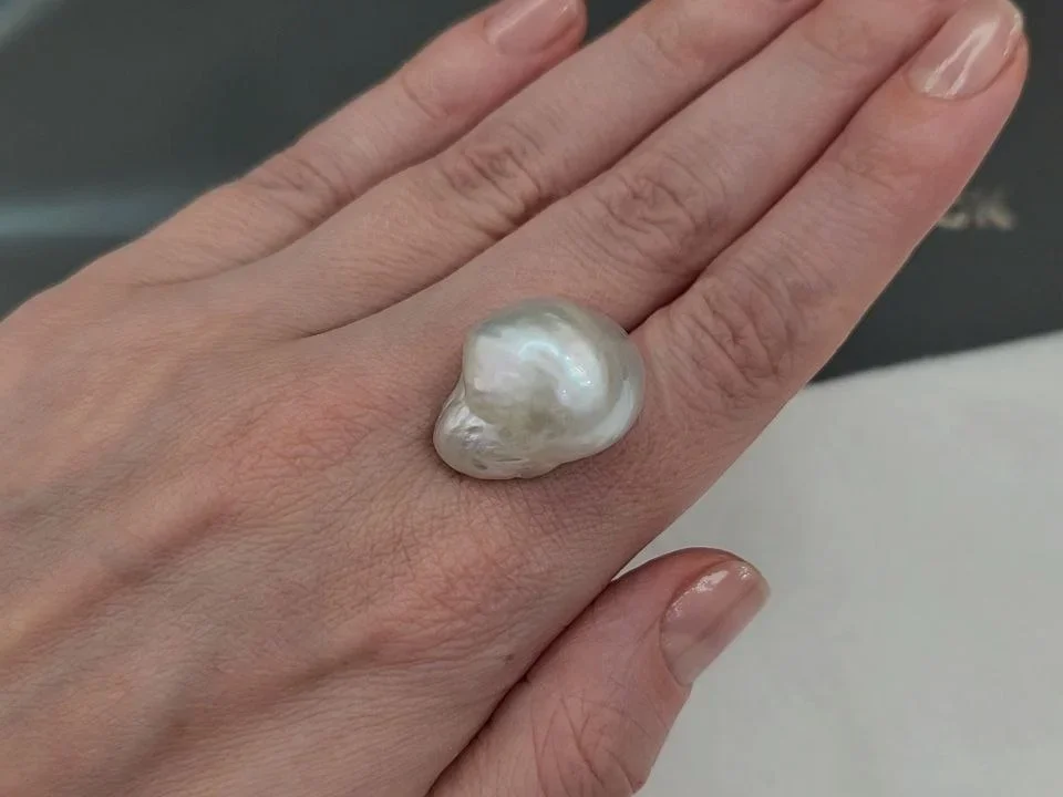 Жемчуг барочный формы Южных морей 18,4-23,5 мм, Австралия Изображение №2