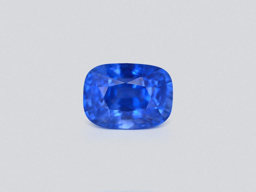 Негретый синий сапфир цвета (Cornflower Blue) в огранке кушон 8,00 карат, Шри-Ланка Изображение №1
