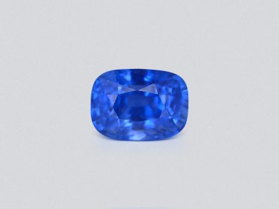 Негретый синий сапфир цвета (Cornflower Blue) в огранке кушон 8,00 карат, Шри-Ланка photo