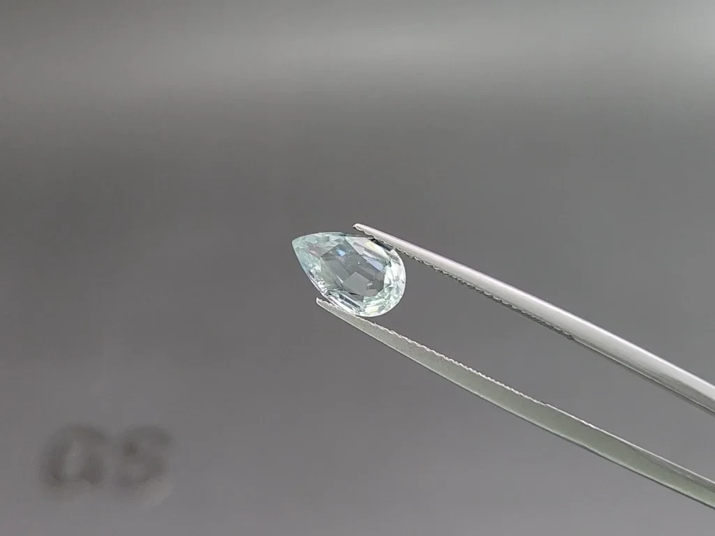 Сет аквамаринов в огранке груша 2,83 карат, Мадагаскар Изображение №3