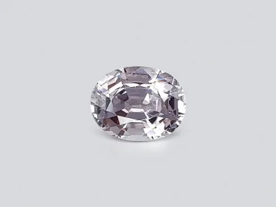 Серая стальная шпинель в огранке овал 3,98 карат, Бирма photo