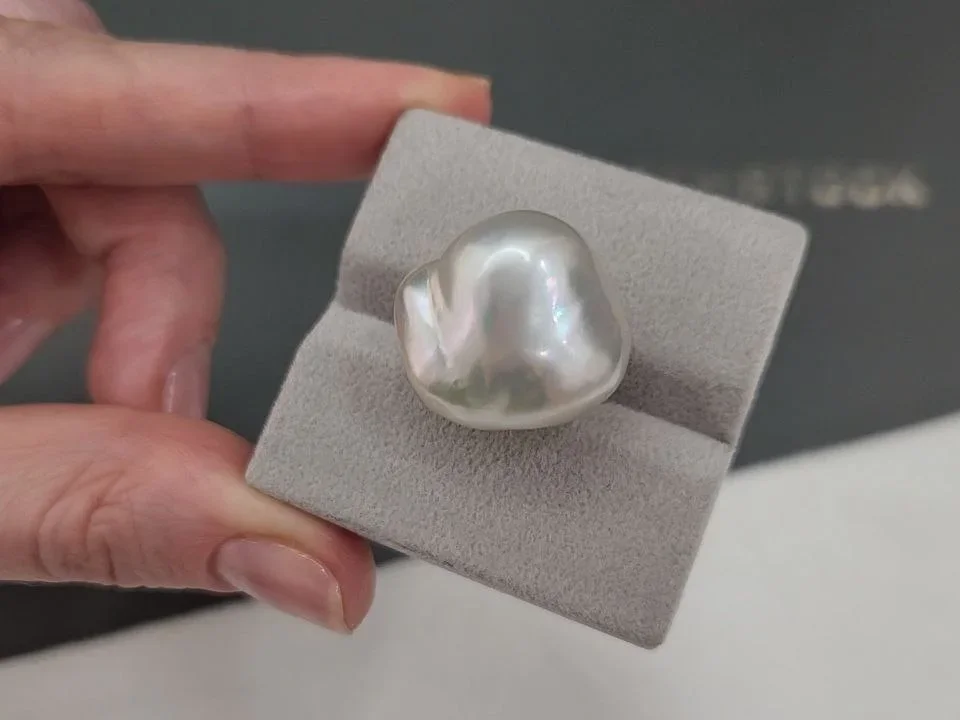 Жемчуг барочный формы Южных морей 18,5-21,3 мм, Австралия Изображение №4