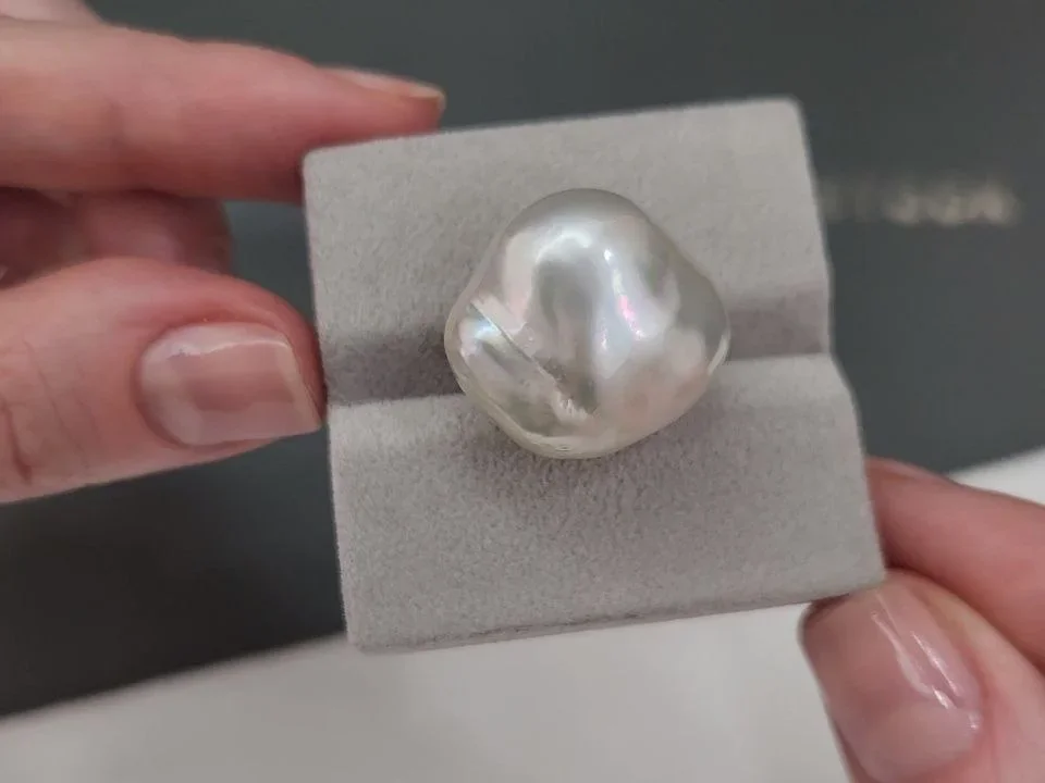 Жемчуг барочный формы Южных морей 18,5-21,3 мм, Австралия Изображение №3