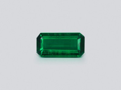 Изумруд Vivid Green в огранке октагон 1,61 карата, Пакистан photo