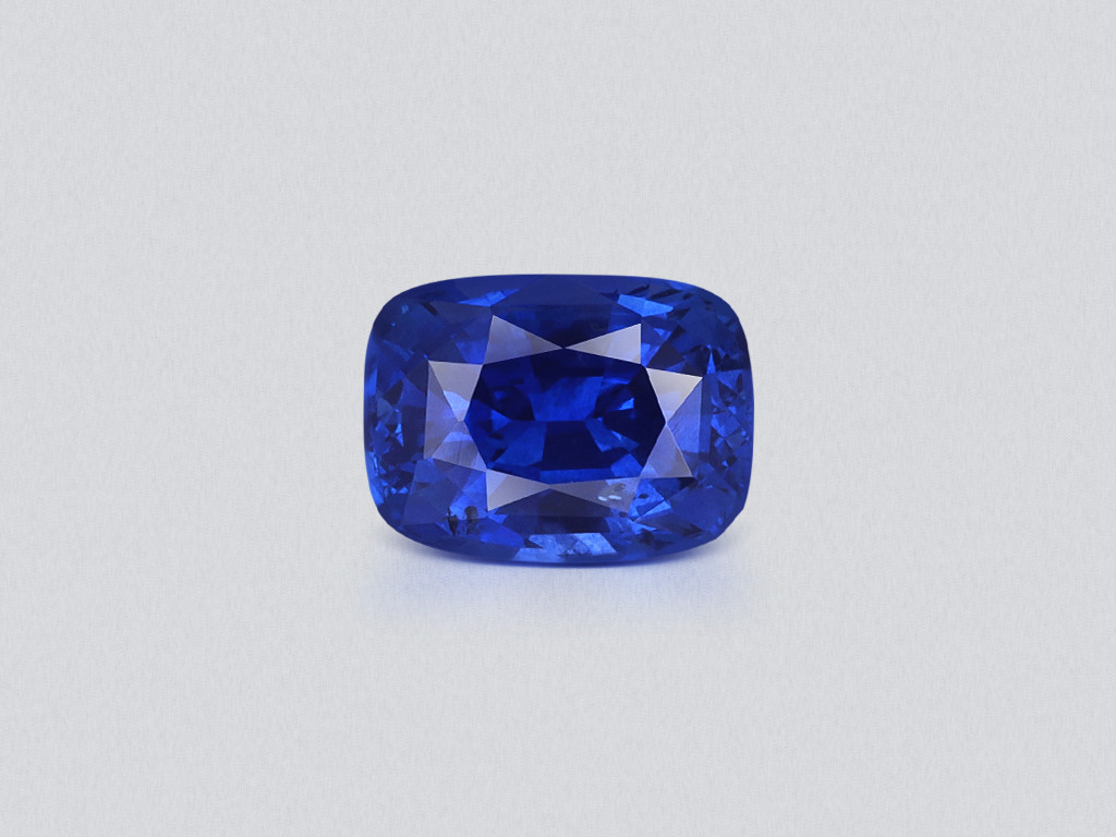 Сапфир Cornflower Blue в огранке кушон 1,14 карат, Шри-Ланка Изображение №1