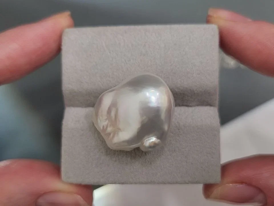 Жемчуг барочный формы Южных морей 18,7-22,3 мм, Австралия  Изображение №5