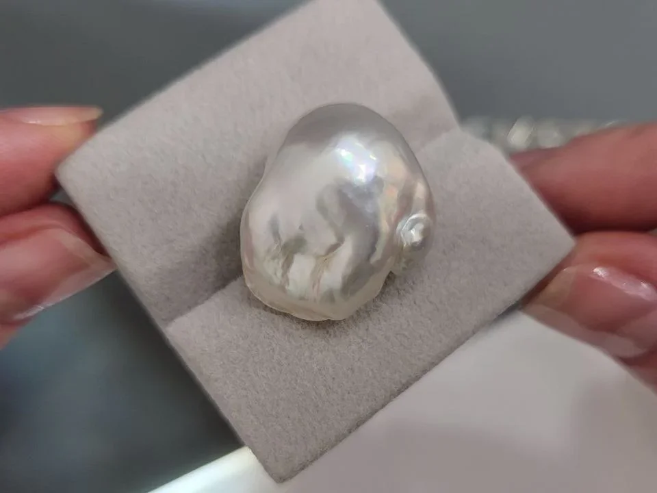 Жемчуг барочный формы Южных морей 18,7-22,3 мм, Австралия  Изображение №4