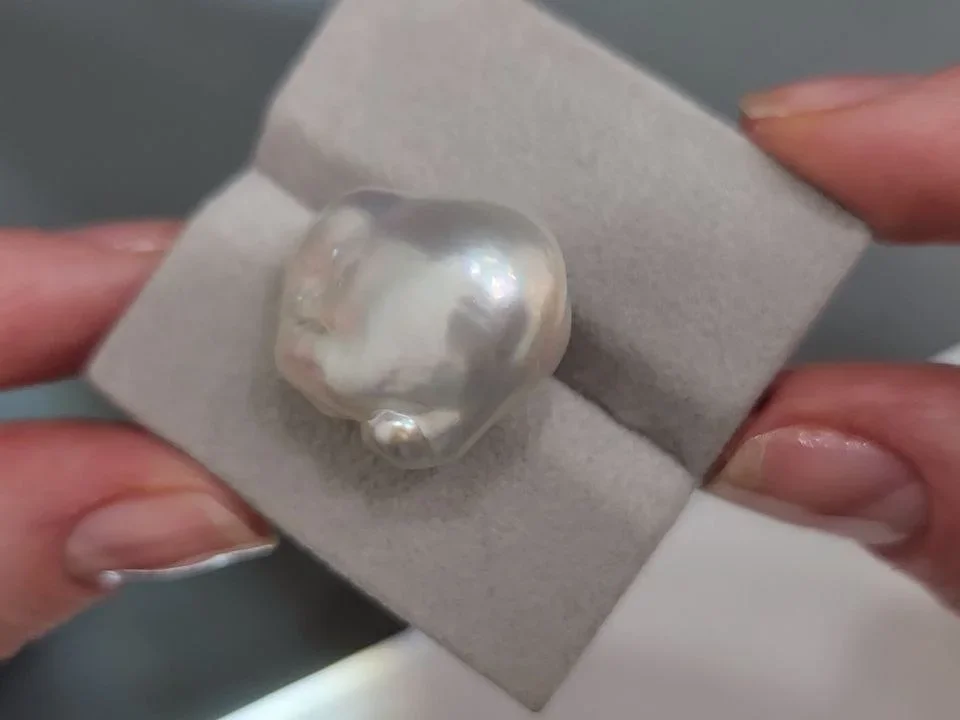 Жемчуг барочный формы Южных морей 18,7-22,3 мм, Австралия  Изображение №6