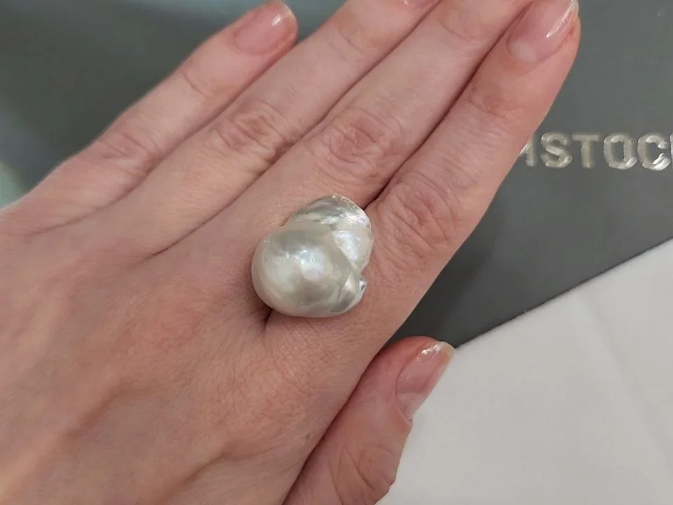 Жемчуг барочный формы Южных морей 18,7-22,3 мм, Австралия  Изображение №2