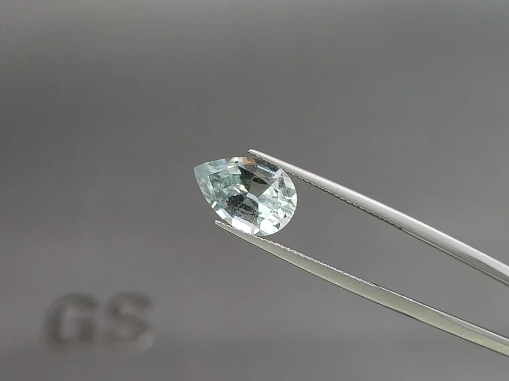 Сет аквамаринов в огранке груша 7,33 карат, Мадагаскар Изображение №3