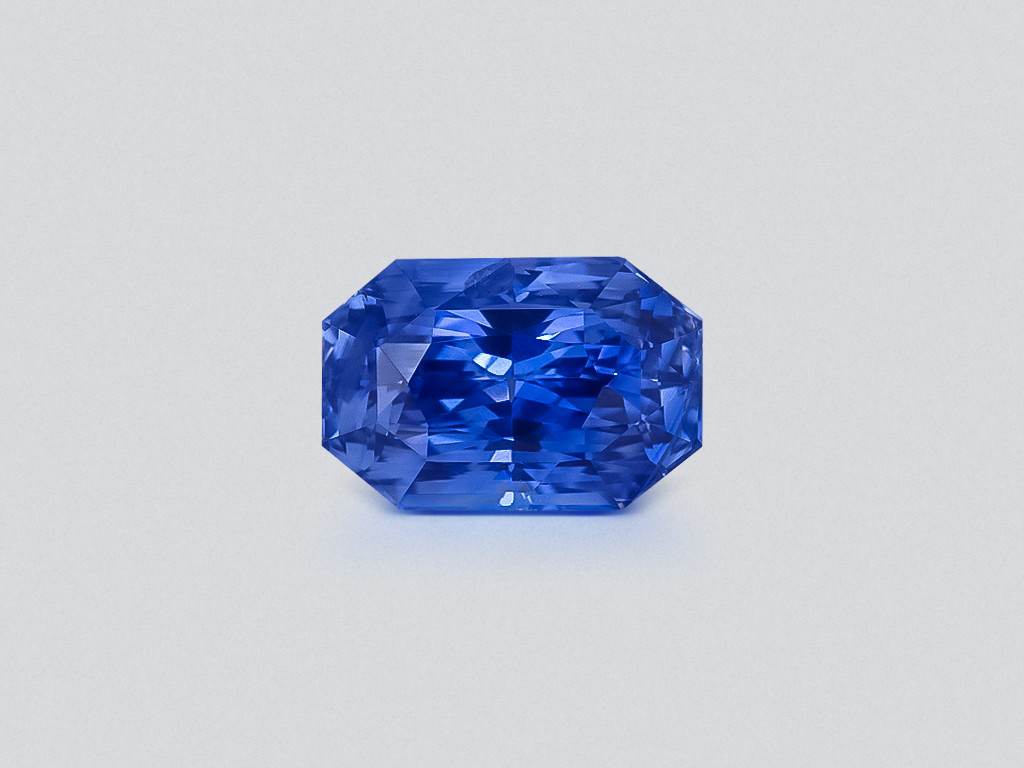 Сапфир Cornflower Blue в огранке радиант 3,45 карат, Шри-Ланка Изображение №1