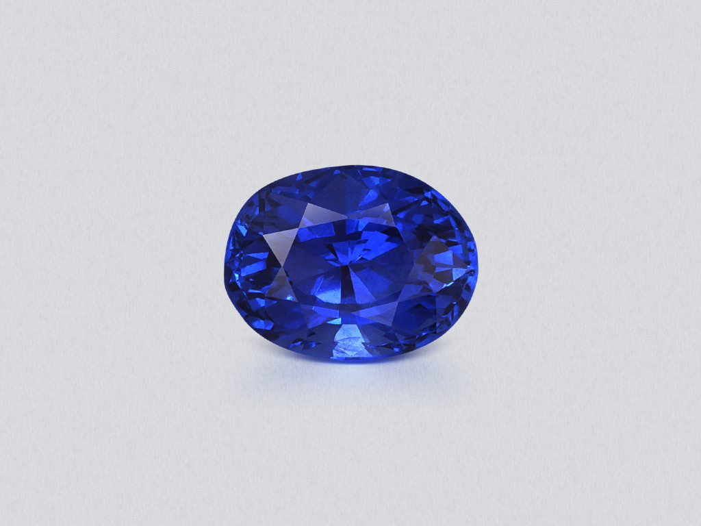 Сапфир Royal Blue в огранке овал 1,22 карат, Шри-Ланка  Изображение №1