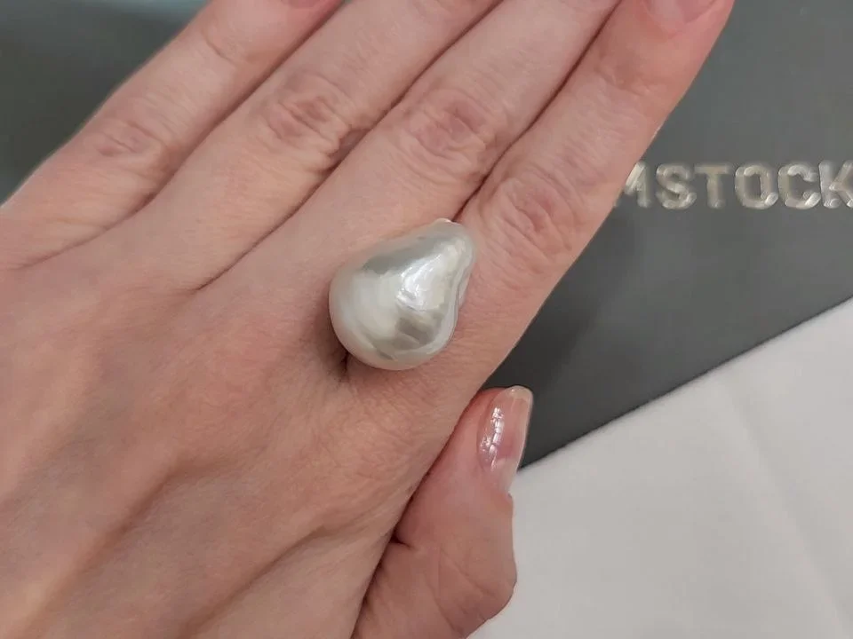 Жемчуг барочный формы Южных морей 20,3-22,9 мм, Австралия  Изображение №2