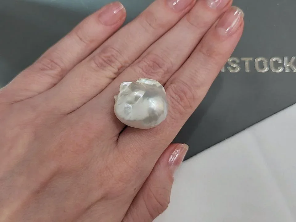 Жемчуг барочный формы Южных морей 20,3-22,9 мм, Австралия  Изображение №3