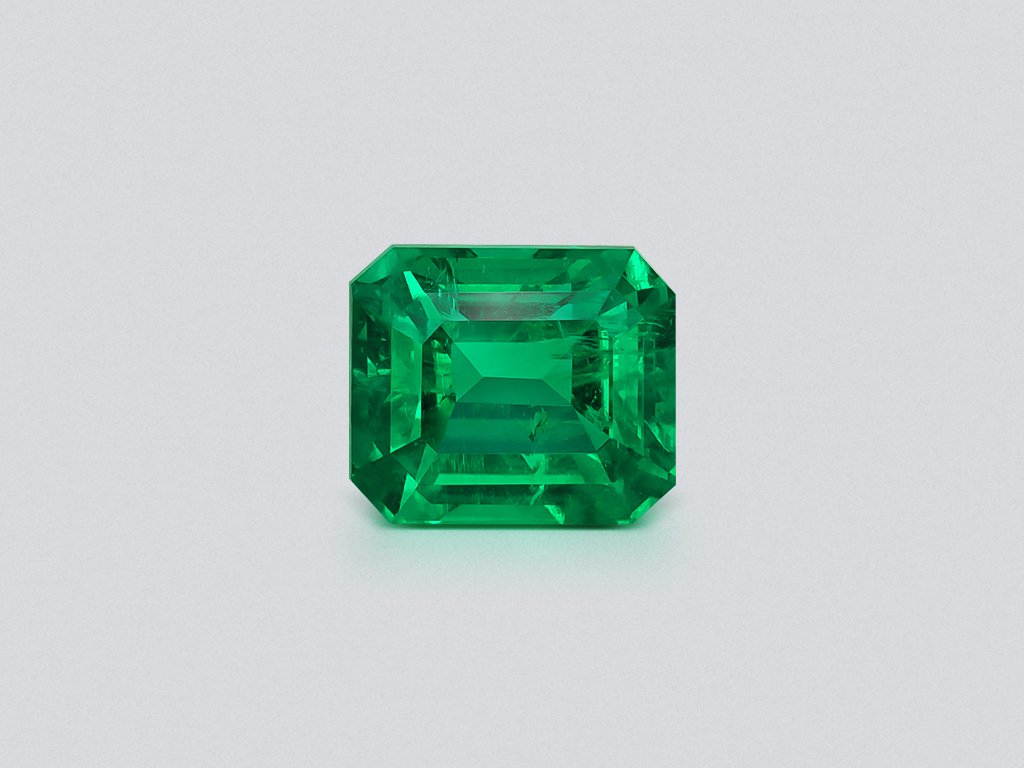 Изумруд Vivid Green в огранке октагон 1,64 карата, Пакистан Изображение №1