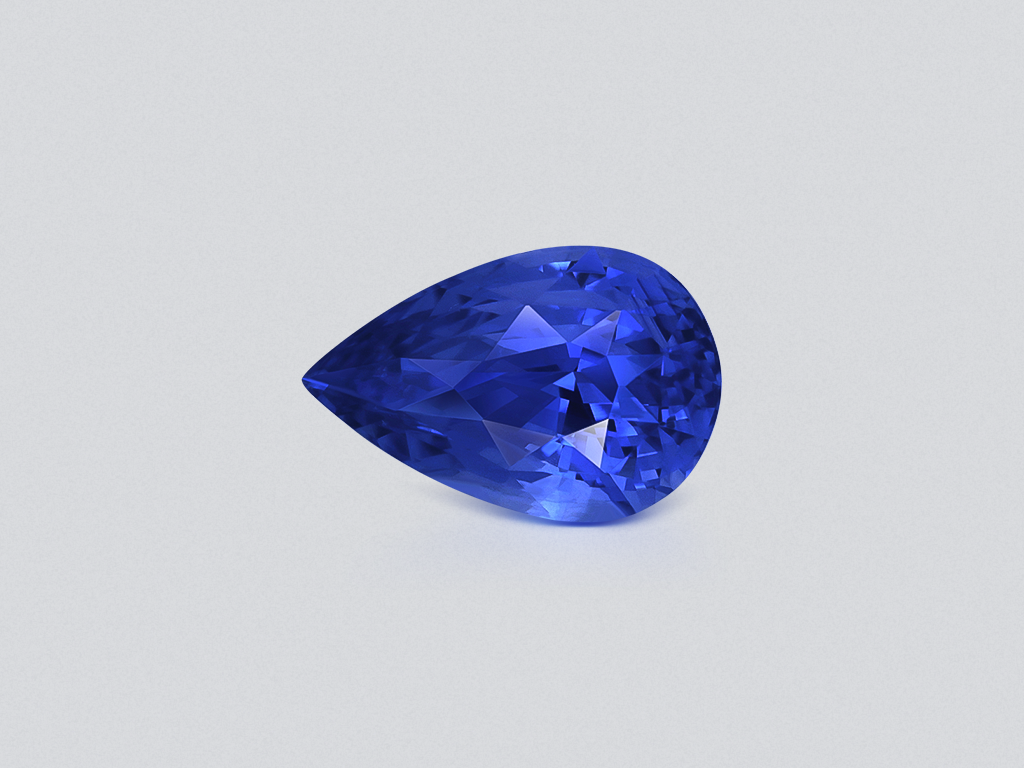 Сапфир Cornflower Blue в огранке груша 2,07 карат, Шри-Ланка Изображение №1