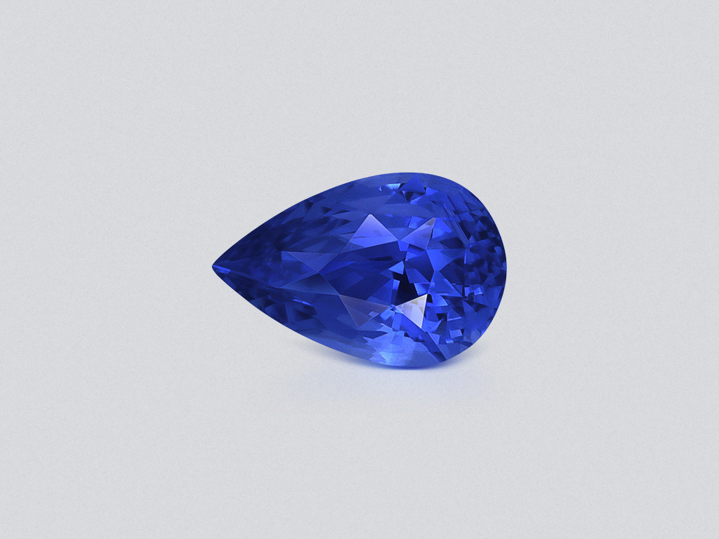 Сапфир Cornflower Blue в огранке груша 2,07 карат, Шри-Ланка Изображение №1