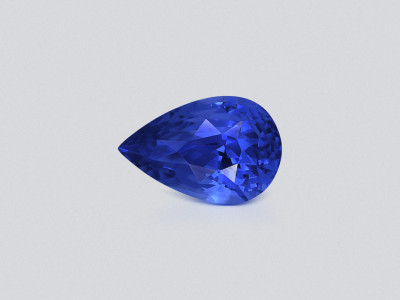 Сапфир Cornflower Blue в огранке груша 2,07 карат, Шри-Ланка photo