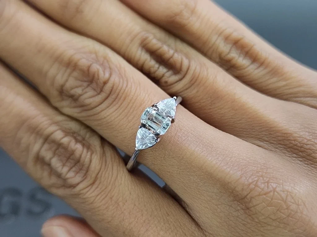 Аквамарин в огранке октагон 0,53 карат, Мадагаскар  Изображение №5