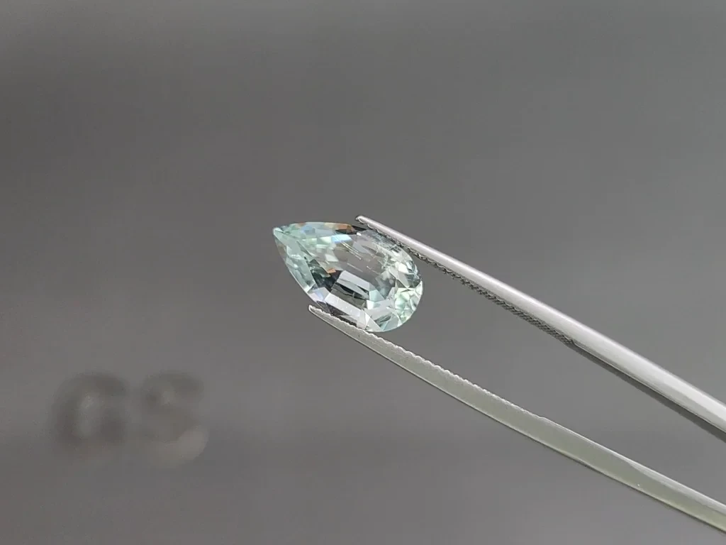 Сет аквамаринов в огранке груша 7,18 карат, Мадагаскар Изображение №3