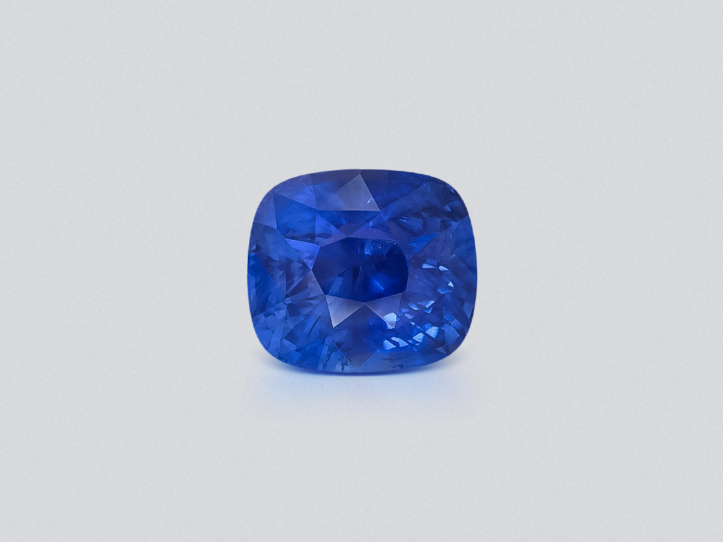 Негретый сапфир Royal Blue в огранке кушон 5,98 карат, Шри-Ланка Изображение №1