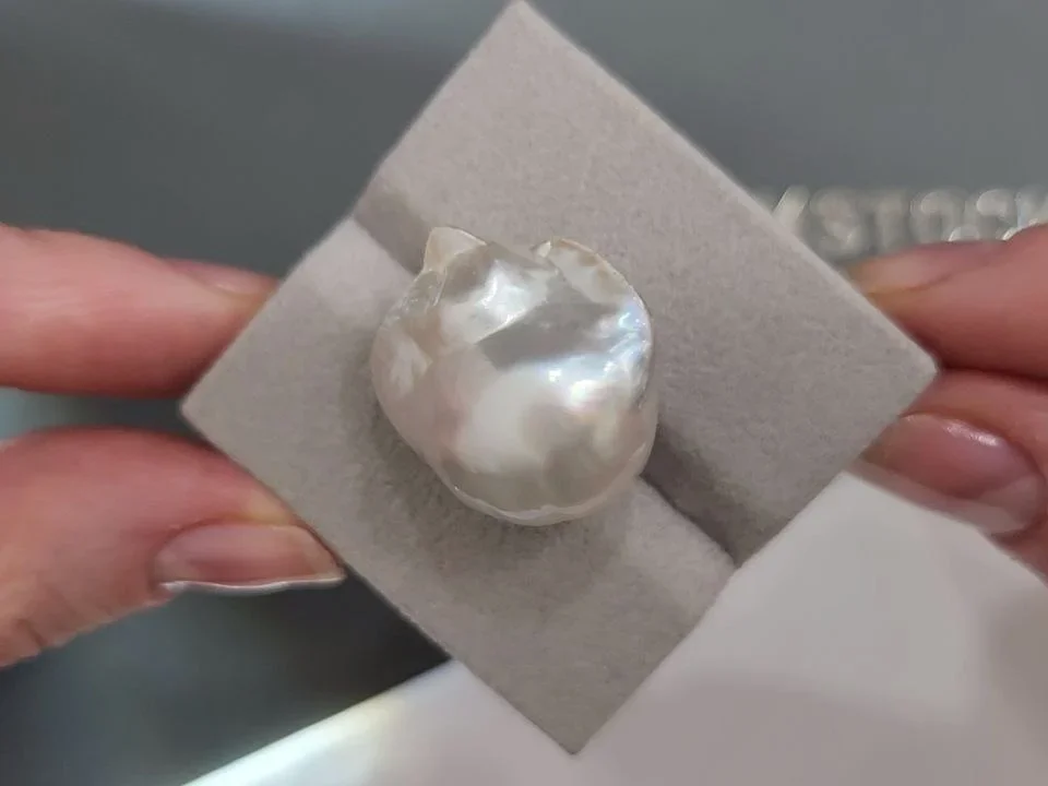 Жемчуг барочный формы  Южных морей 18,0-22,2 мм, Австралия  Изображение №6