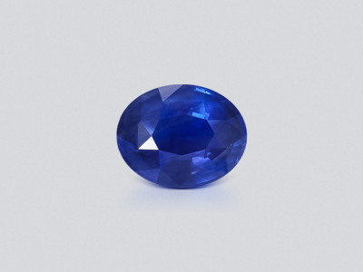 Негретый сапфир Royal Blue в огранке овал 4,05 карат, Шри-Ланка photo