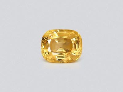 Негретый сапфир Golden Yellow в огранке кушон 110,24 карата, Бирма  photo