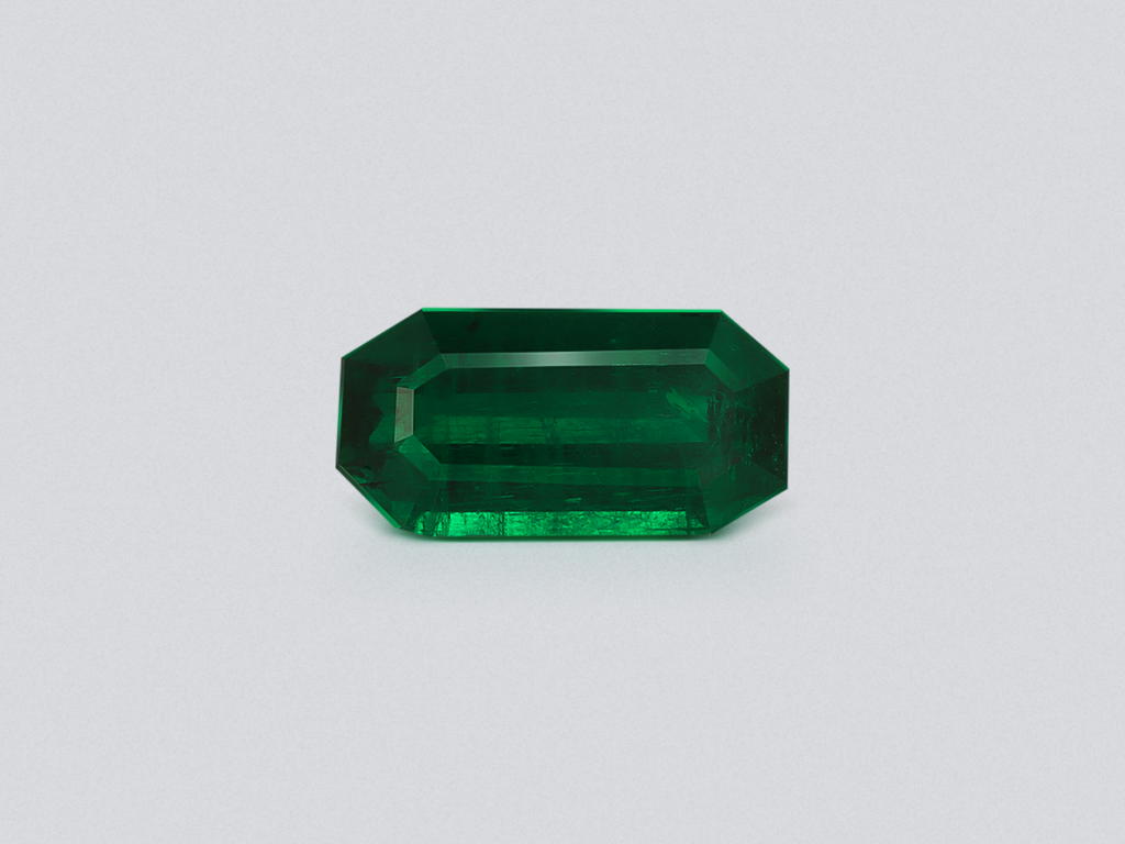 Изумруд Vivid Green в огранке октагон 3,68 карата, Панджшер Изображение №1