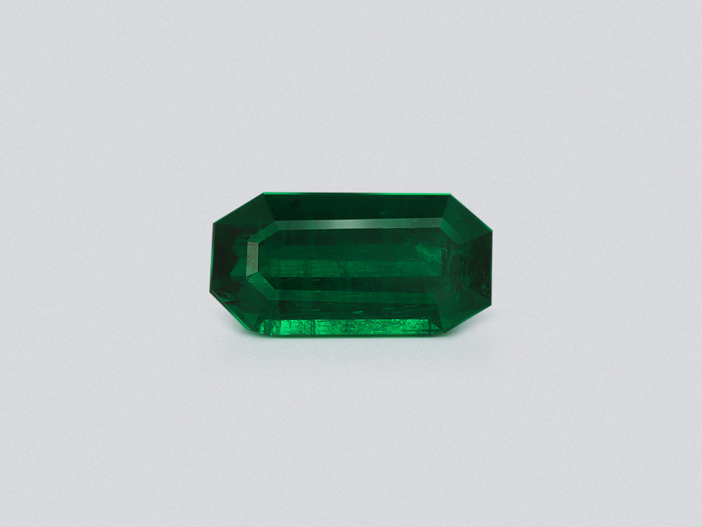 Изумруд Vivid Green в огранке октагон 3,68 карата, Панджшер Изображение №1