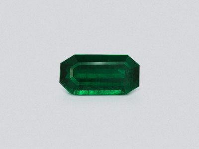 Изумруд Vivid Green в огранке октагон 3,68 карата, Панджшер photo