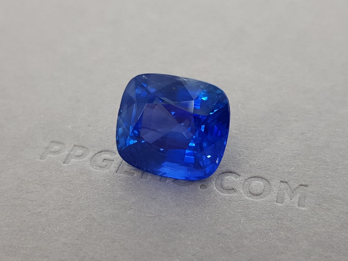 Бирманский синий сапфир 24,62 карата. GRS: No heat, Blue, Burma фото №1