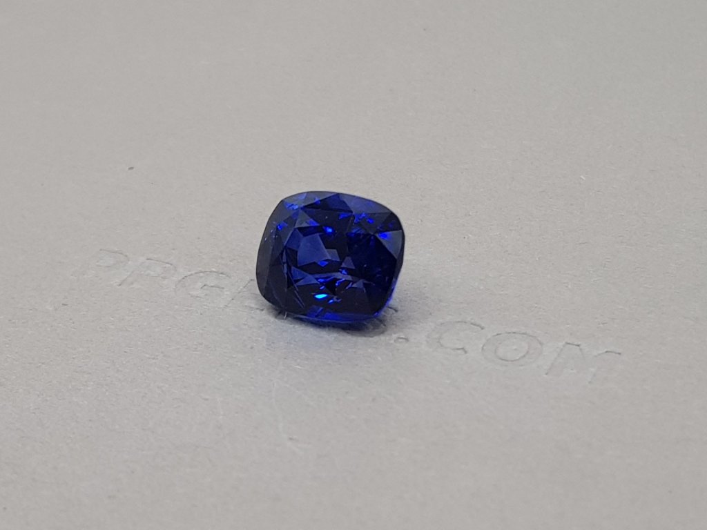 Синий сапфир в огранке кушон 7,09 карат, Шри-Ланка Изображение №2