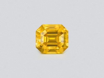 Сапфир Vivid Yellow в огранке октагон 3,07 карата, Шри-Ланка photo