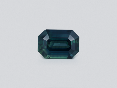 Негретый сапфир Teal в огранке октагон 9,01 карат, Шри-Ланка photo