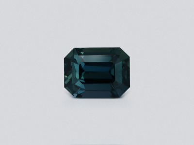 Негретый сапфир Teal в огранке октагон 6,03 карата, Мадагаскар photo