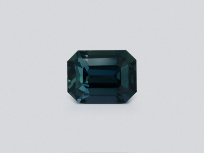 Негретый сапфир Teal в огранке октагон 6,03 карата, Мадагаскар photo