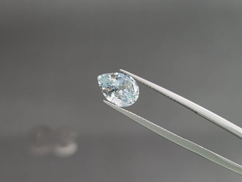 Сет аквамаринов в огранке груша 4,44 карат, Мадагаскар Изображение №3