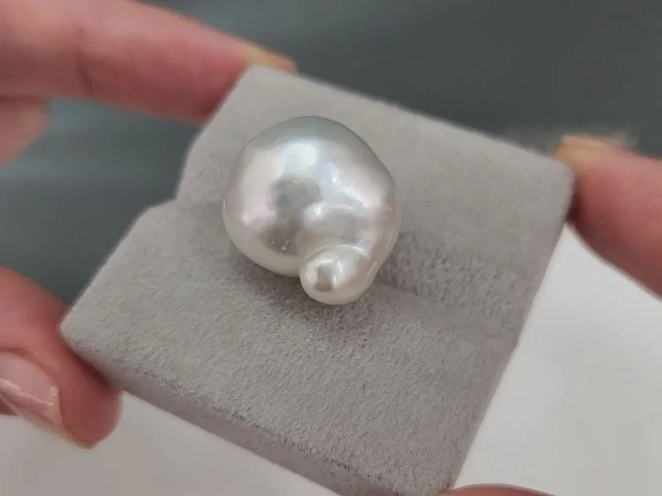 Жемчуг барочный  формы Южных морей 16,3-19,5 мм, Австралия  Изображение №3