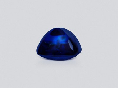 Сапфир Intense Blue в огранке кабошон 2,62 карата, Мадагаскар  photo