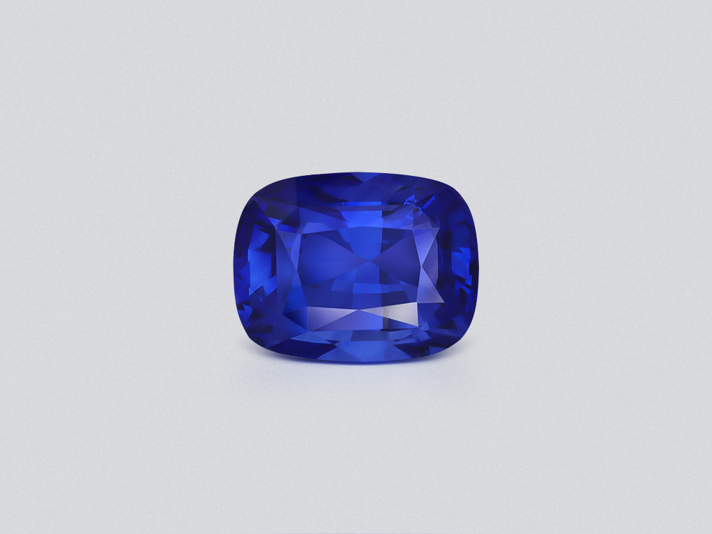 Сапфир Royal Blue в огранке кушон 5,10 карат, Шри-Ланка  Изображение №1