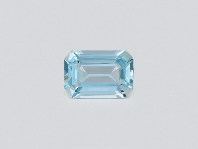 Аквамарин в огранке октагон 4,08 карат, Мадагаскар  photo