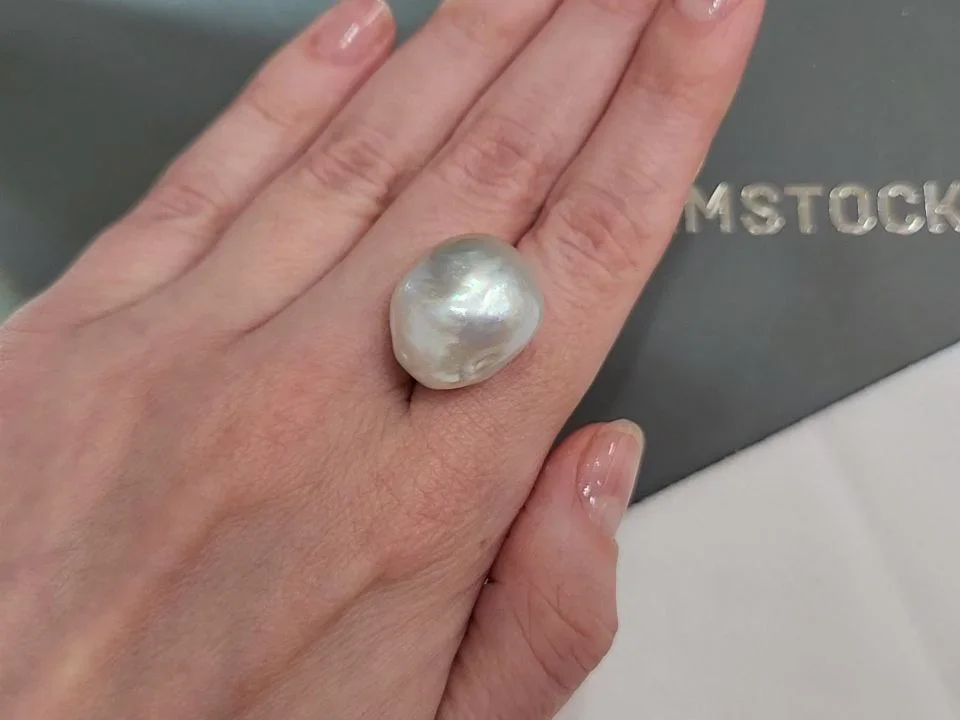 Жемчуг барочный  формы Южных морей 17,7-21,5 мм, Австралия Изображение №3