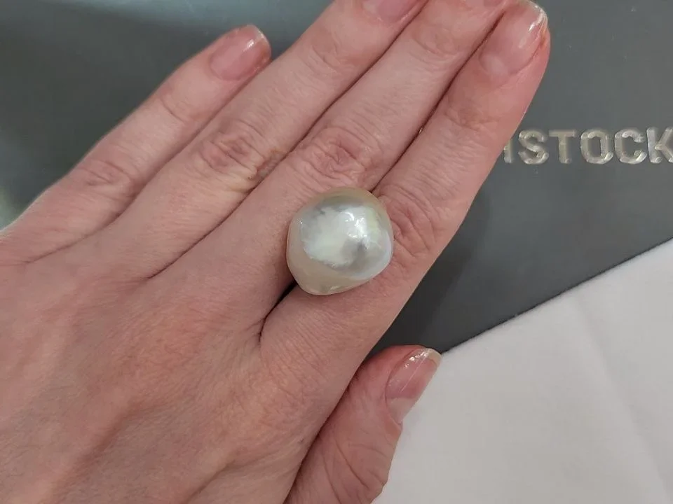 Жемчуг барочный  формы Южных морей 17,7-21,5 мм, Австралия Изображение №2