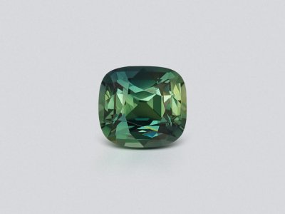 Негретый Teal сапфир в огранке кушон 1,17 карата, Мадагаскар  photo