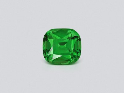 Гранат цаворит Intense Green в огранке кушон 2,67 карата, Танзания  photo