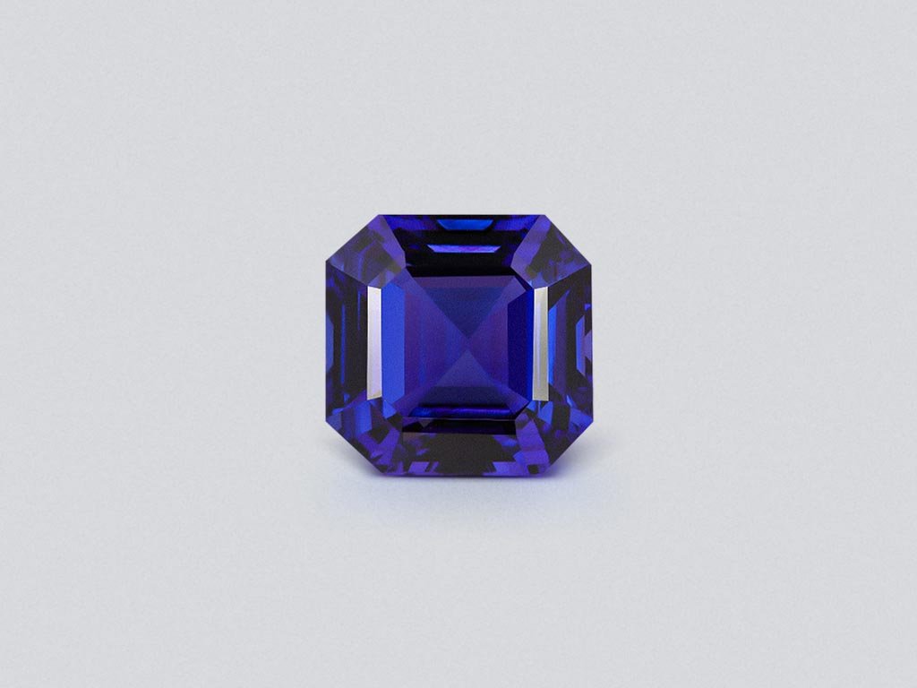Крупный танзанит Royal Blue огранке ашер 34,86 карата, Танзания Изображение №1