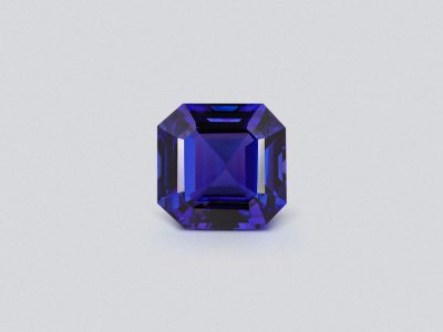 Крупный танзанит Royal Blue огранке ашер 34,86 карата, Танзания photo