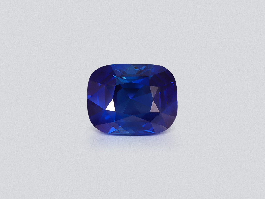 Негретый сапфир Royal Blue в огранке кушон 9,15 карата, Шри-Ланка Изображение №1
